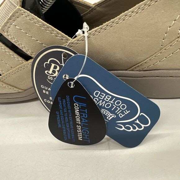 Bass Shoes Womens 8.5M Silliant Fisherman Tan Slip On Casual Comfort Wedge Heels - Picture 7 of 15